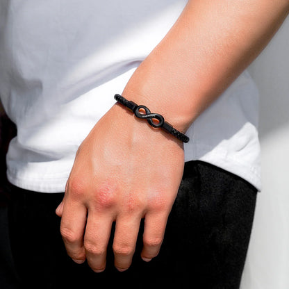 „Für meinen Mann“ – Personalisierbares Infinity-Armband